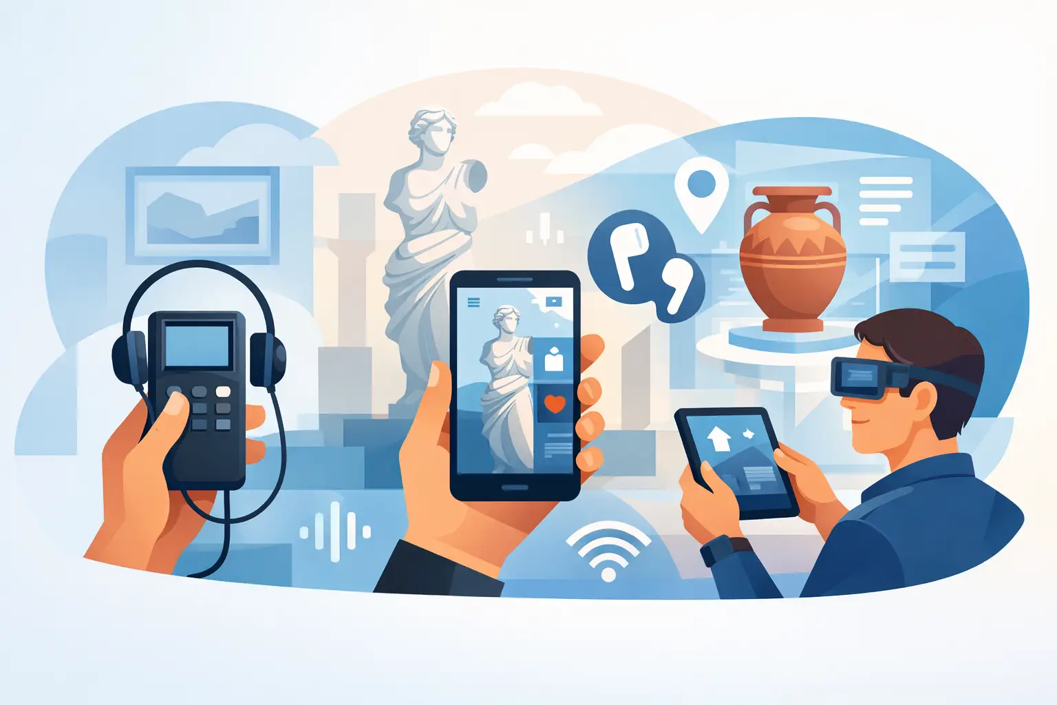 Illustration associée au sujet « alternative audioguide classique »