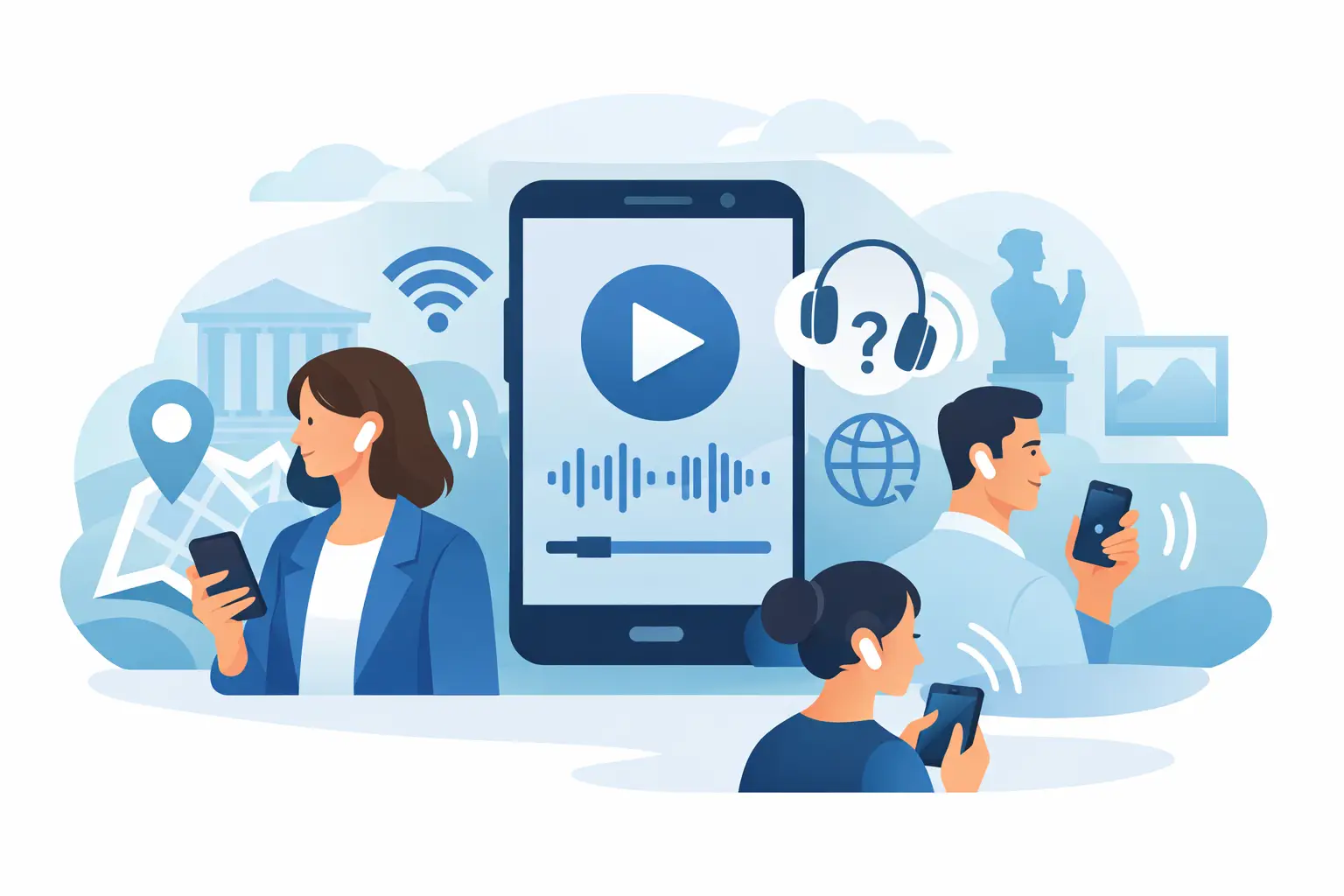 Illustration associée au sujet « solution audioguide matériel choisir »