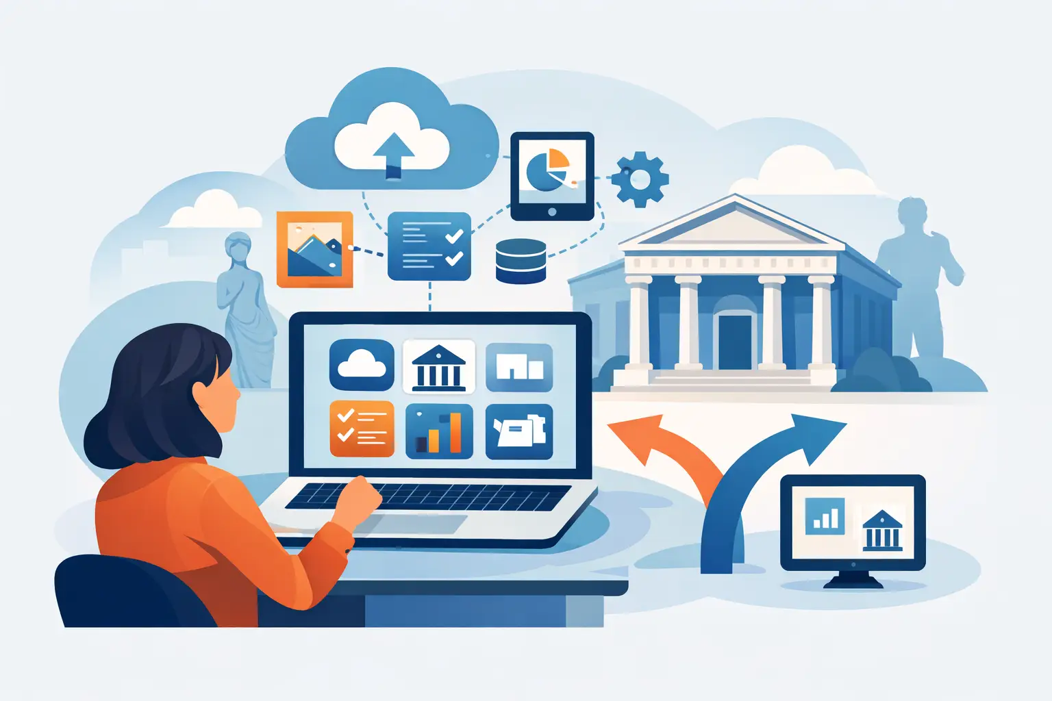 Illustration associée au sujet « solution saas musée choisir »