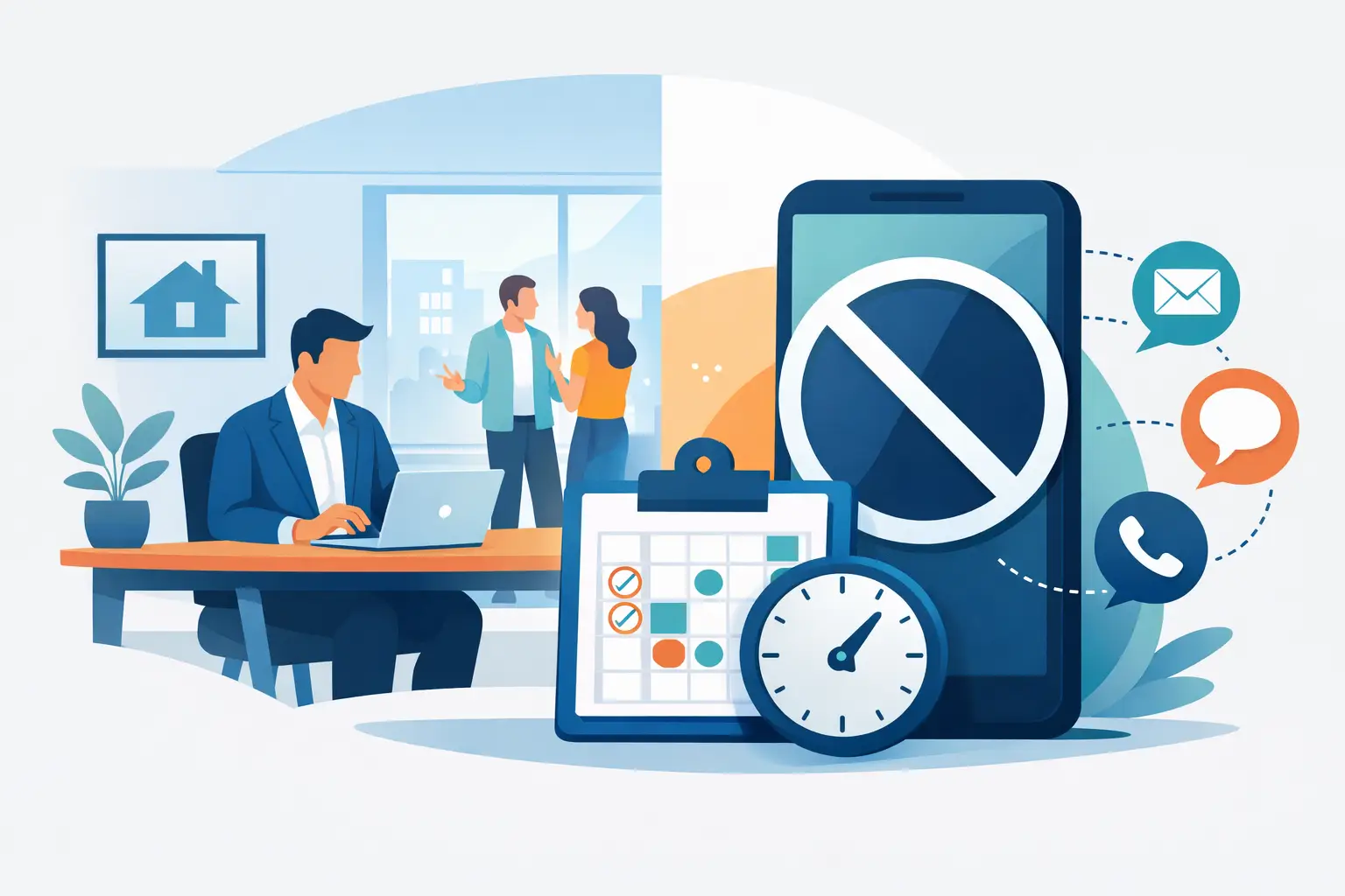 Illustrazione associata all'argomento “configura visite applicazione mobile”