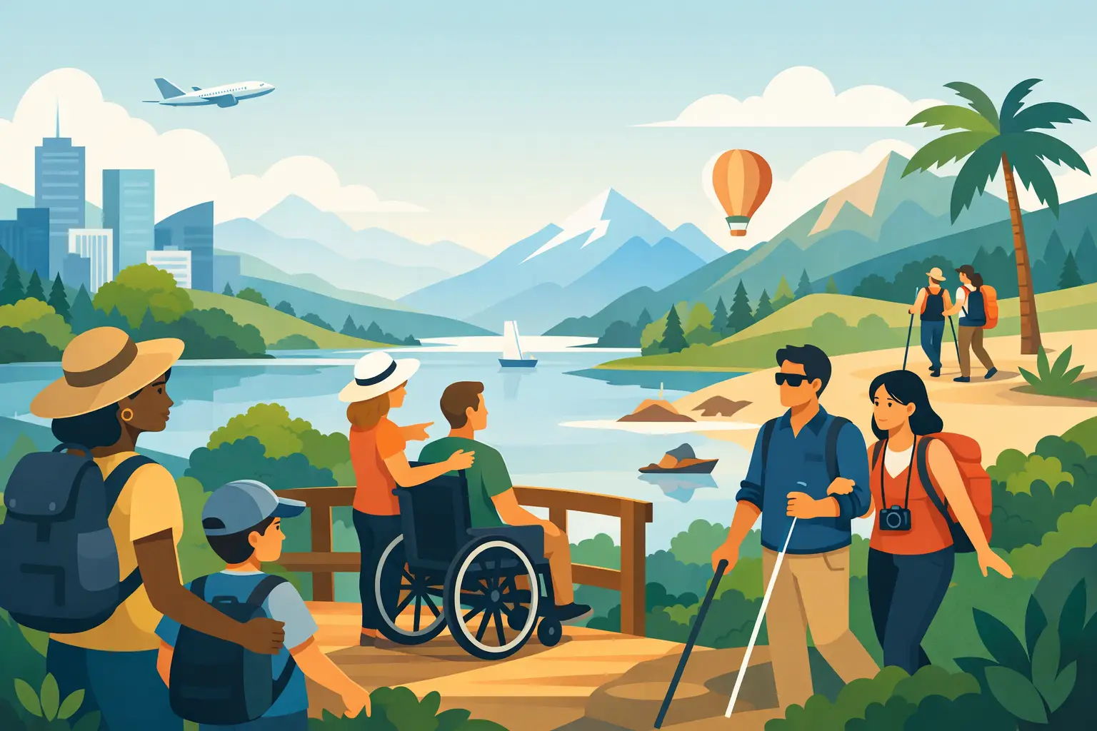 Illustration associée au sujet « tourisme inclusif épreuve terrain »