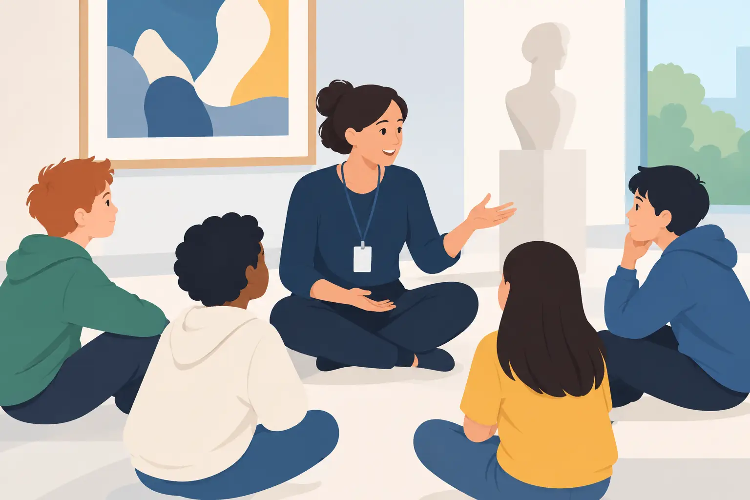 Illustration zum Thema „Mediationsratgeber für junges Publikum“