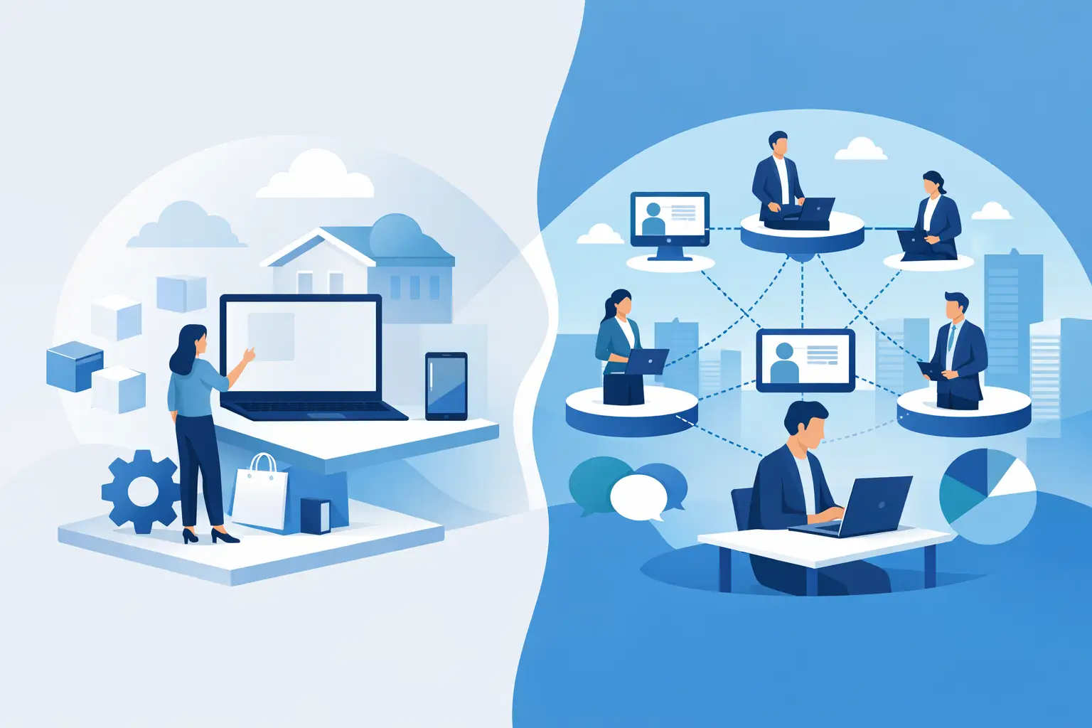 Illustration associée au sujet « marque blanche plateforme mutualisée »