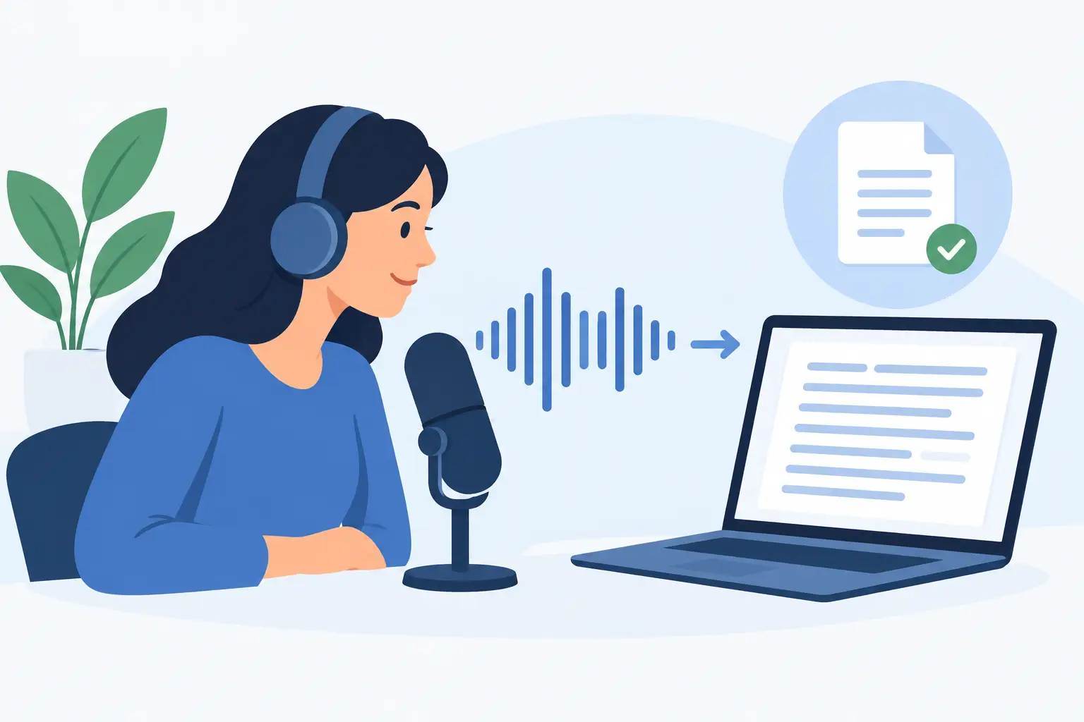 Illustration associée au sujet « transcription audio »