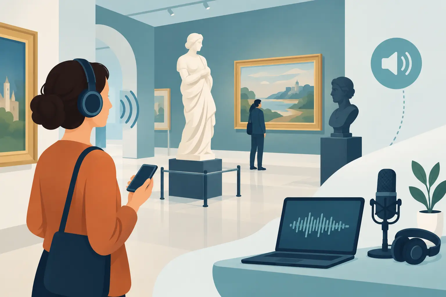 Illustration associée au sujet « préparer les contenus sonores musée »