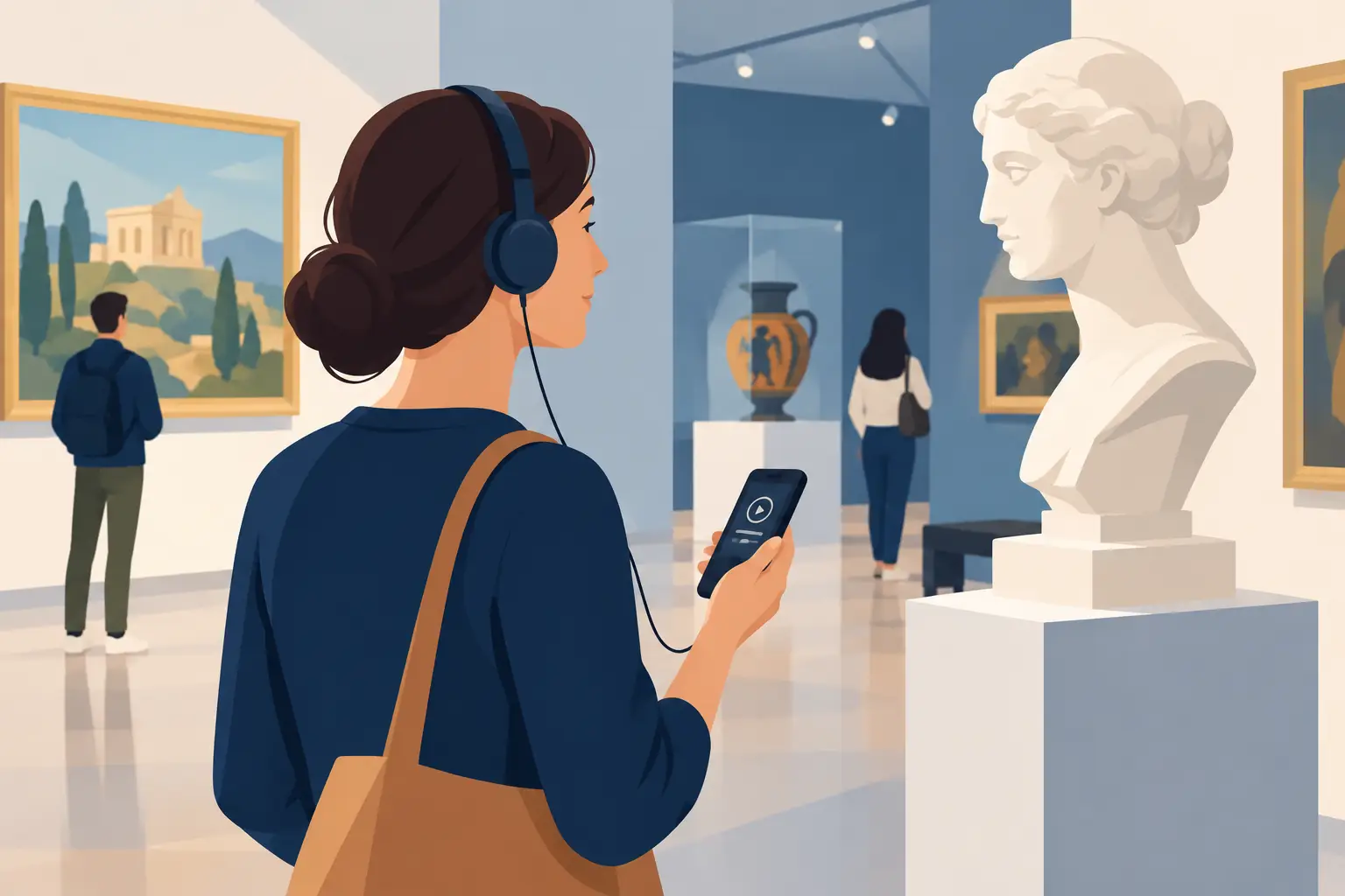 Illustration associated with the subject “choosing a museum audio guide solution”