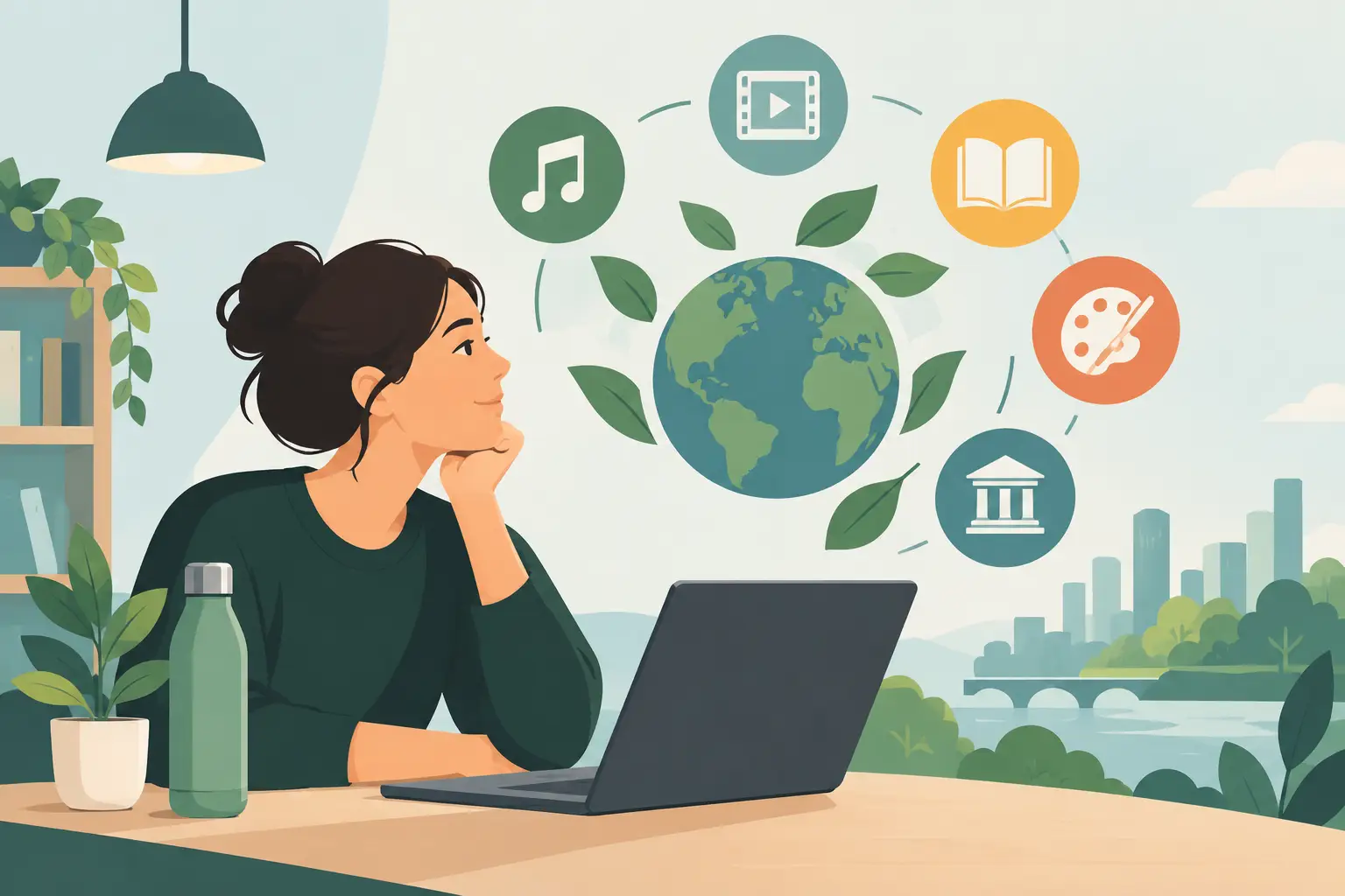 Illustration associée au sujet « tendances sobriété numérique culturelle 2026 »