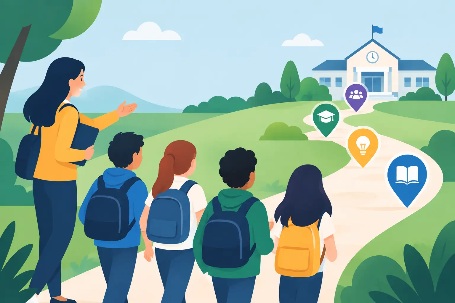 Illustration associée au sujet « créer parcours scolaires efficace »