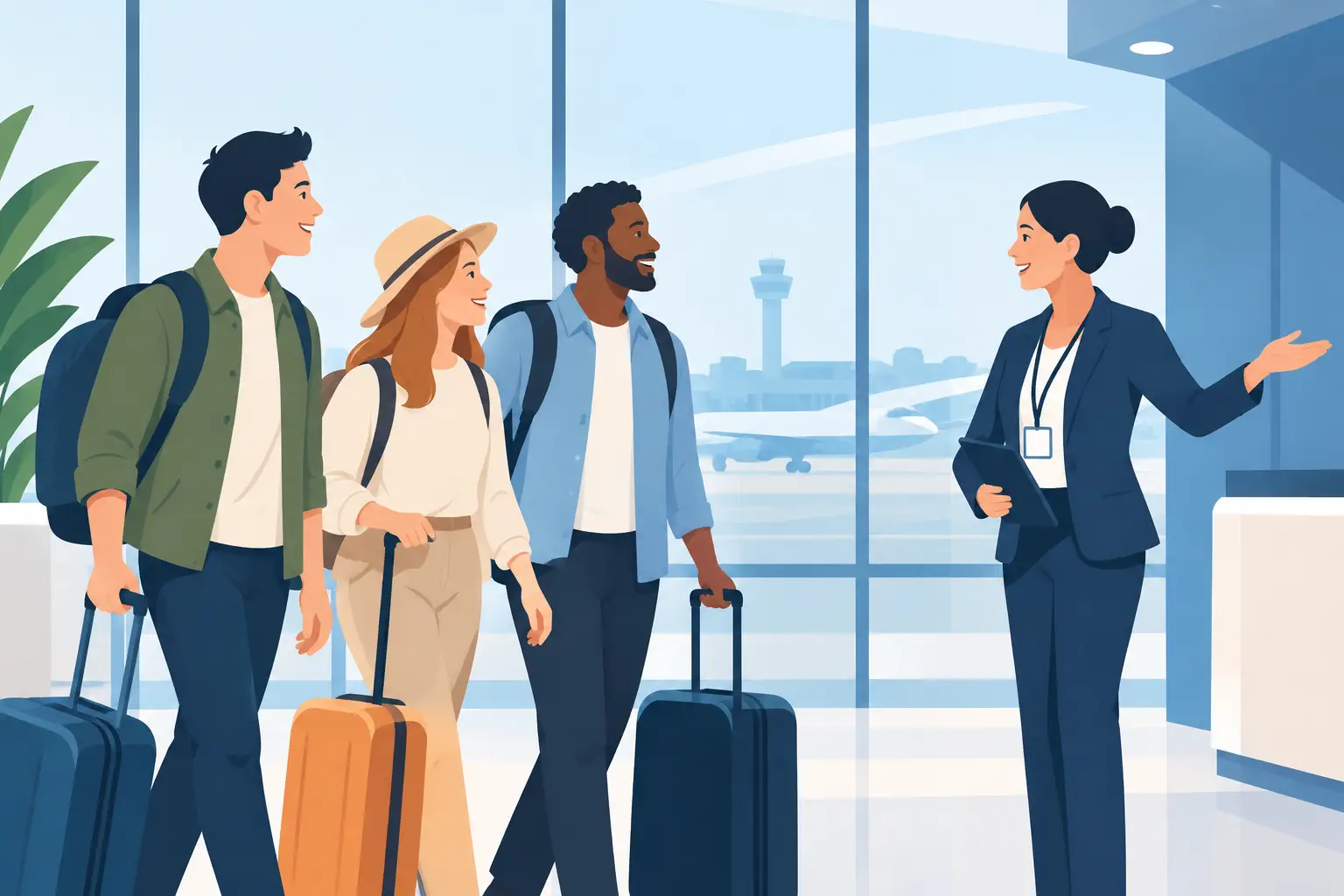 Illustration associée au sujet « guide accueil visiteurs étrangers points »