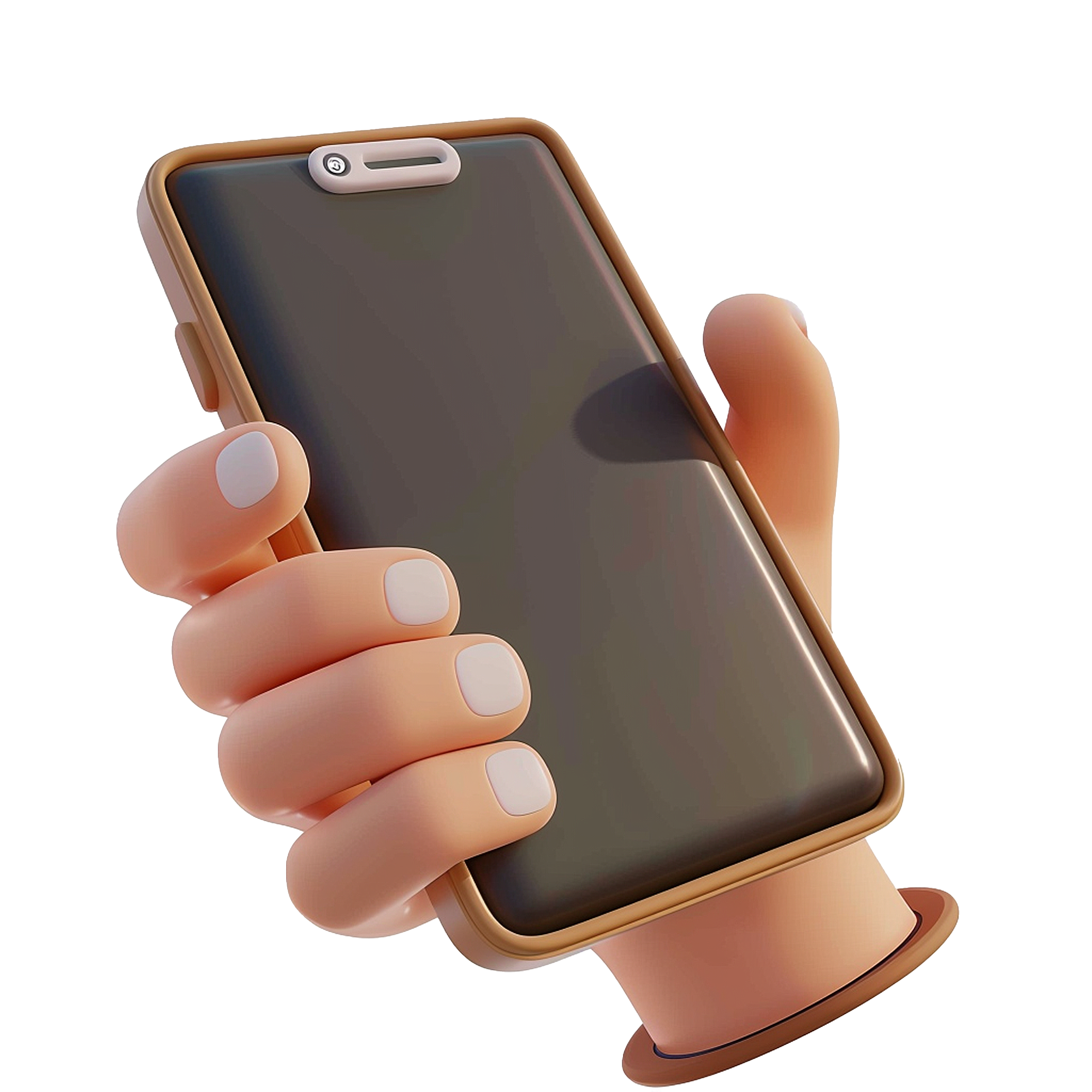Visita de museu Guideius num smartphone